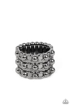 Load image into Gallery viewer, Paparazzi Jewelry Ring Dauntless Demeanor - Black