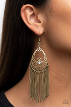 Load image into Gallery viewer, Paparazzi Jewelry Earrings Castle Cottage - Brass