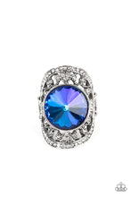 Load image into Gallery viewer, Paparazzi Jewelry Ring Galactic Garden - Blue