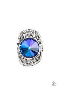 Paparazzi Jewelry Ring Galactic Garden - Blue