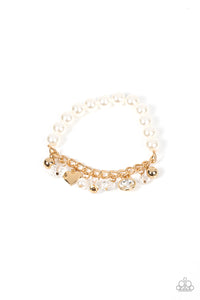 Paparazzi Jewelry Bracelet Adoringly Admirable - Gold
