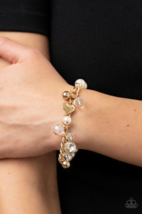 Paparazzi Jewelry Bracelet Adoringly Admirable - Gold