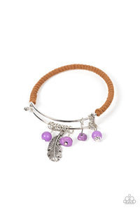 Paparazzi Jewelry Bracelet Running a-FOWL - Purple