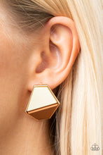 Load image into Gallery viewer, Paparazzi Jewelry Earrings Generically Geometric - Brown