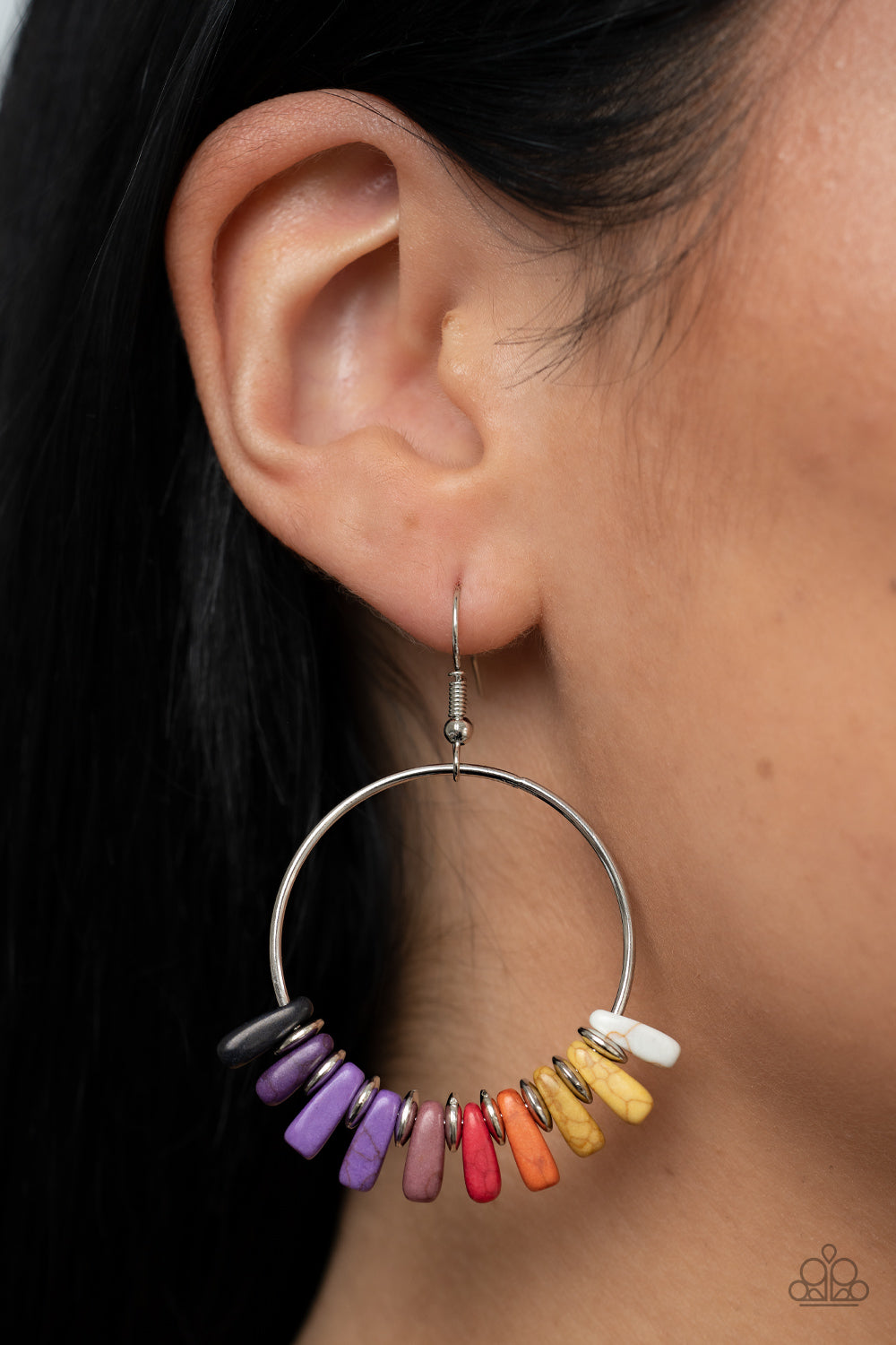 Paparazzi Jewelry Earring Earthy Ensemble - Multi