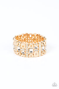 Paparazzi Jewelry Bracelet Dynamically Diverse - Gold