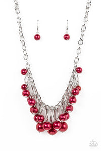 Paparazzi Jewelry Necklace Powerhouse Pose - Red