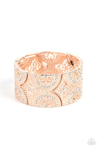 Paparazzi Jewelry Bracelet Wheeling and Dealing - Rose Gold