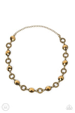Load image into Gallery viewer, Paparazzi Jewelry Necklace Rhinestone Rollout - Brass