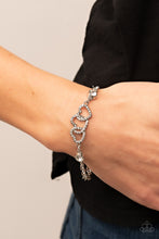 Load image into Gallery viewer, Paparazzi Jewelry Bracelet Desirable Dazzle - White