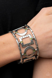 Paparazzi Jewelry Bracelet Framed and Fabulous - Green