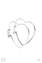 Load image into Gallery viewer, Paparazzi Jewelry Earrings Harmonious Hearts - Silver