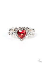 Load image into Gallery viewer, Paparazzi Jewelry Ring Romantic Reputation - Red