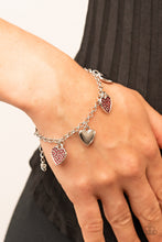 Load image into Gallery viewer, Paparazzi Jewelry Bracelet Lusty Lockets - Red