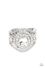 Load image into Gallery viewer, Paparazzi Jewerly Ring Understated Drama - White