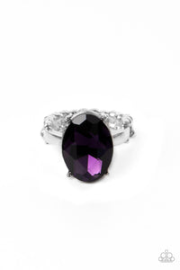 Paparazzi Jewelry Ring Updated Dazzle - Purple