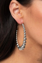 Load image into Gallery viewer, Paparazzi Jewelry Earrings Show Off Your Curves - Silver