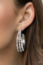 Load image into Gallery viewer, Paparazzi Jewerly Earrings Cosmopolitan Cool - White