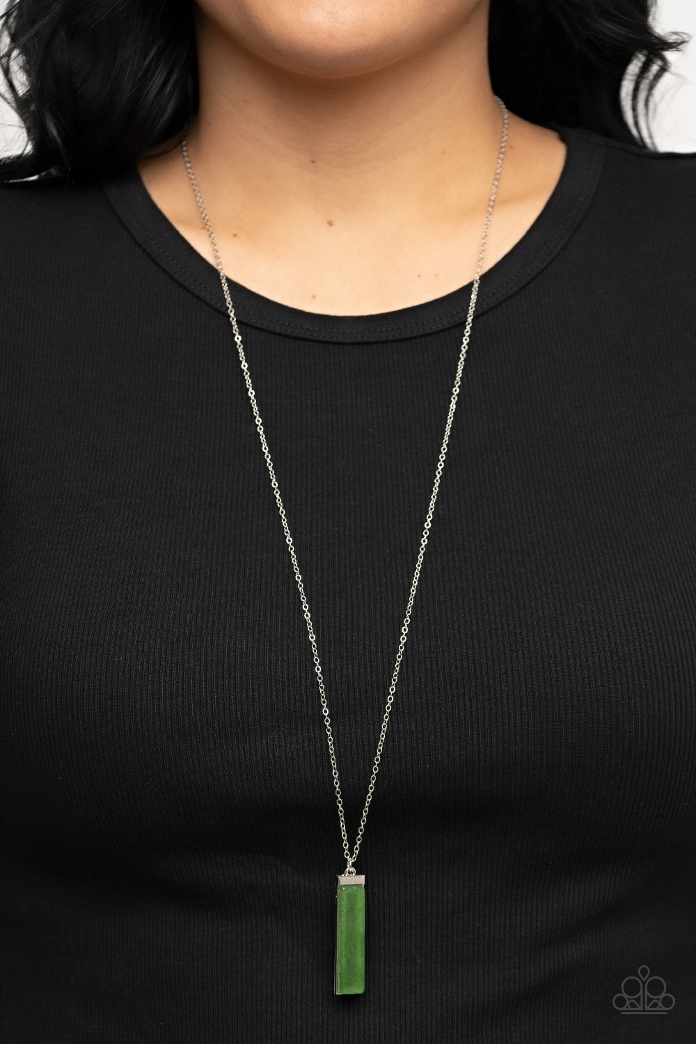 Paparazzi Jewelry Necklace Set in GEMSTONE - Green