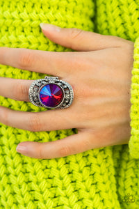 Paparazzi Jewelry Ring Galactic Garden - Pink