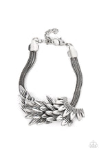 Load image into Gallery viewer, Paparazzi Jewelry Bracelet BOA and Arrow - Silver