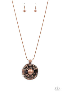 Paparazzi Jewelry Necklace Solar Swirl - Copper