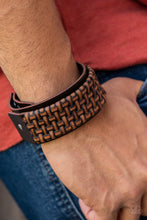 Load image into Gallery viewer, Paparazzi Jewelry Men Bracelet Urban Expansion - Brown