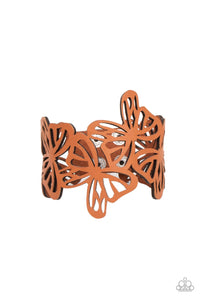 Paparazzi Jewelry Bracelet Butterfly Breeze - Brown