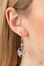 Load image into Gallery viewer, Paparazzi Jewelry Earrings Fabulous Flutter - White