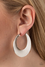 Load image into Gallery viewer, Paparazzi Jewelry Earrings Power Curves - Silver