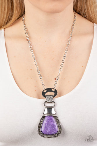 Paparazzi Jewelry Necklace Rodeo Royale - Purple