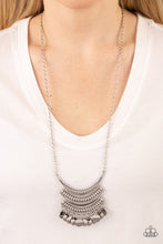 Load image into Gallery viewer, Paparazzi Jewelry Necklace Under the EMPRESS-ion - Silver