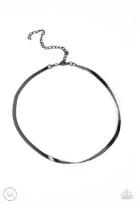 Paparazzi Jewelry Necklace In No Time Flat - Black