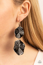 Load image into Gallery viewer, Paparazzi Jewelry Earrings In Your Wildest FAN-tasy - Black