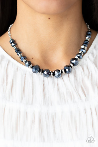 Paparazzi Jewelry Necklace Cosmic Cadence - Blue