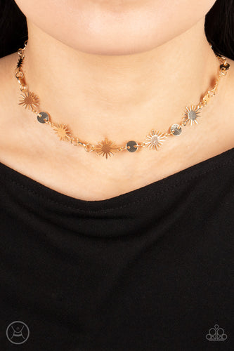 Paparazzi Jewelry Necklace Astro Goddess - Gold