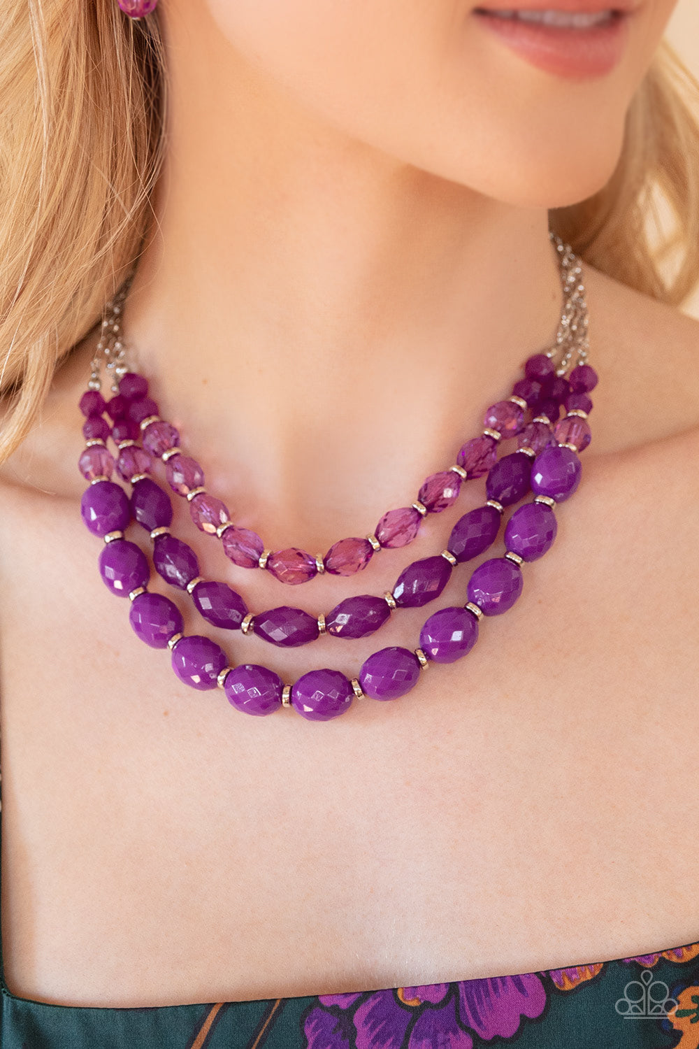 Paparazzi Jewelry Necklace/Bracelet Tropical Hideaway - Purple