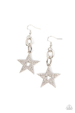Load image into Gallery viewer, Paparazzi Jewelry Earrings Cosmic Celebrity - White