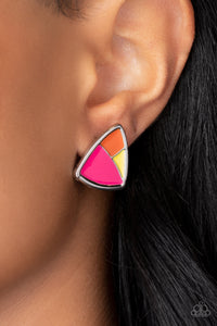 Paparazzi Jewelry Earrings Kaleidoscopic Collision - Multi