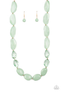 Paparazzi Jewelry Necklace Private Paradise - Green