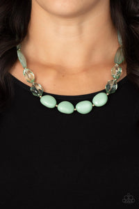 Paparazzi Jewelry Necklace Private Paradise - Green