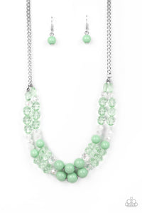 Paparazzi Jewelry Necklace Vera-CRUZIN - Green