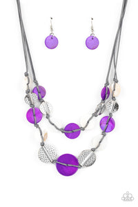 Paparazzi Jewelry Necklace/Bracelet Barefoot Beaches - Purple