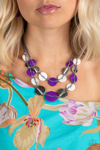 Paparazzi Jewelry Necklace/Bracelet Barefoot Beaches - Purple