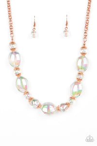 Paparazzi Jewelry Necklace Prismatic Magic - Copper