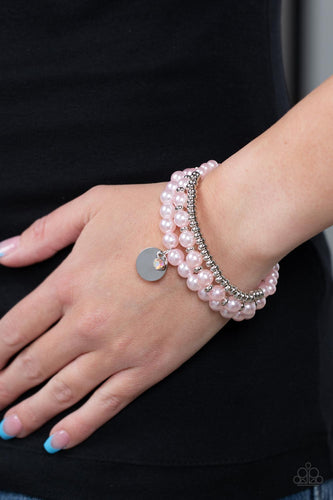 Paparazzi Jewelry Bracelet Pearly Professional - Pink