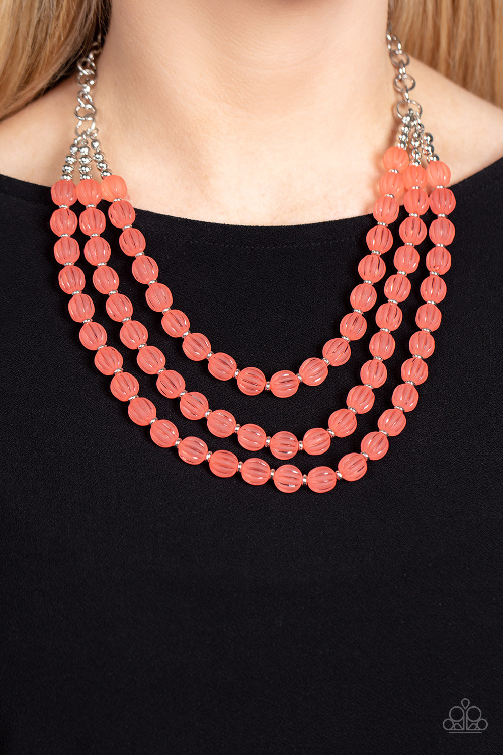 Paparazzi Jewelry Necklace Summer Surprise - Orange