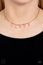 Load image into Gallery viewer, Paparazzi Jewelry Necklace Say My Name - Copper