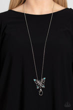 Load image into Gallery viewer, Paparazzi Jewelry Necklace Badlands Butterfly - Blue