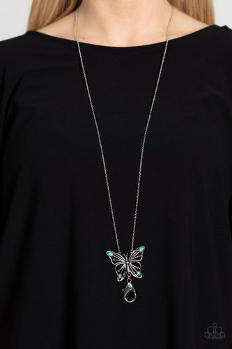 Paparazzi Jewelry Necklace Badlands Butterfly - Blue